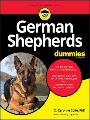 cover image of German Shepherds For Dummies